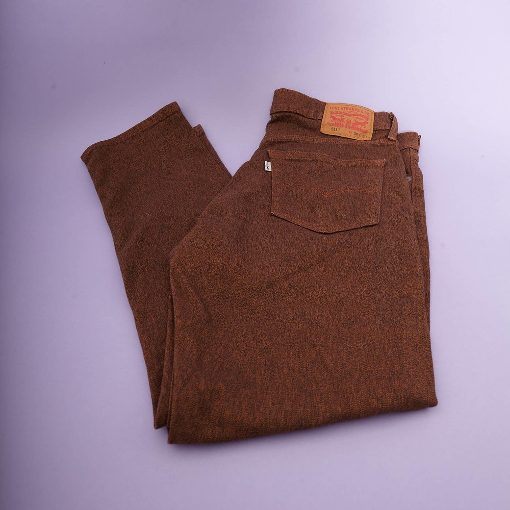 Men's Rust wash Levis jeans 34x30